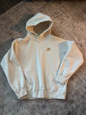 Aimé Leon Dore x New Balance Cream Snap Hoodie XL